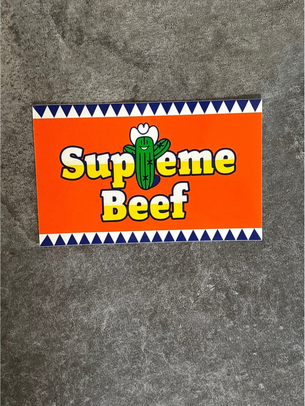 Supreme Beef Sticker